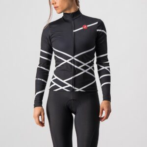 Castelli Diagonal Jersey Fz Light Black