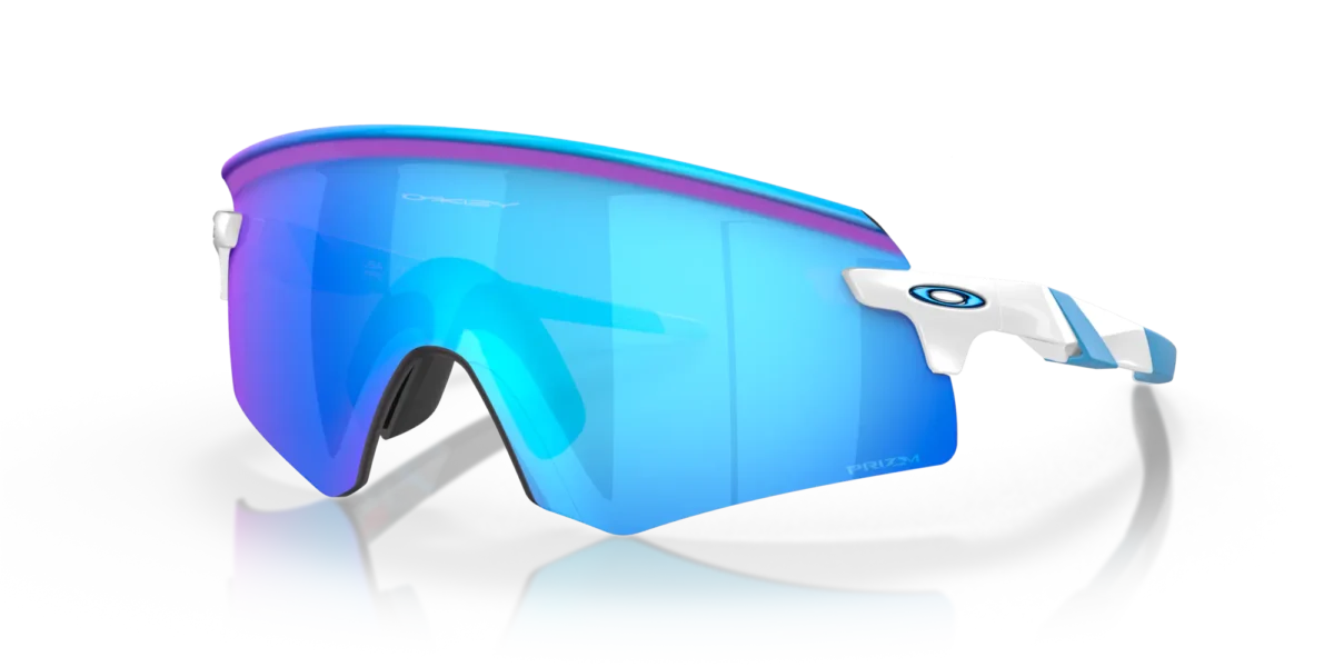 Oakley encoder Polished white w/ prizm sapphire