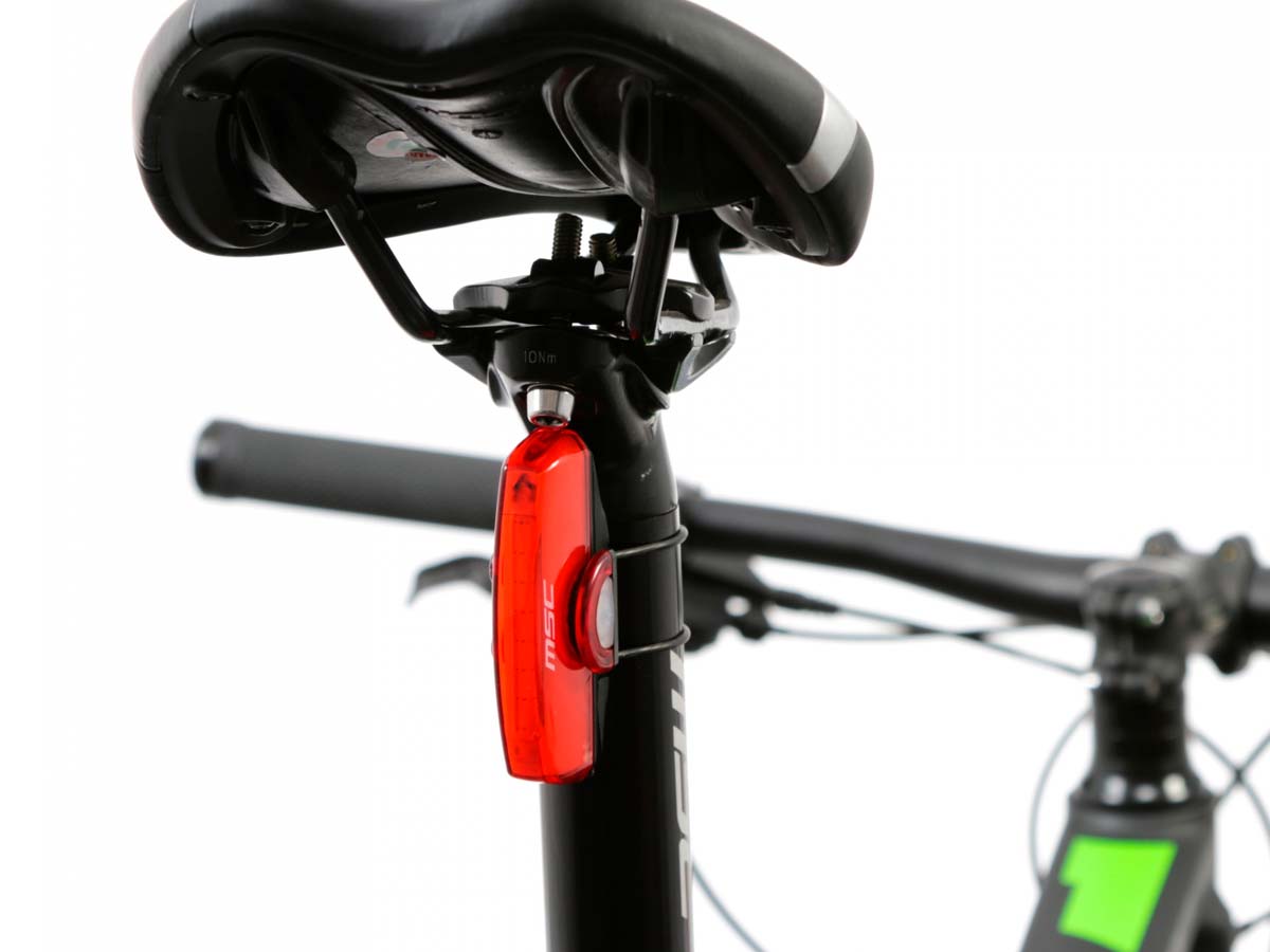 MSC Bikes lighttailrd Rear LED Red Light Black 100 Lumens 