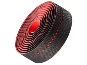 Cinta de manillar Bontrager Grippytack Negro/Rojo