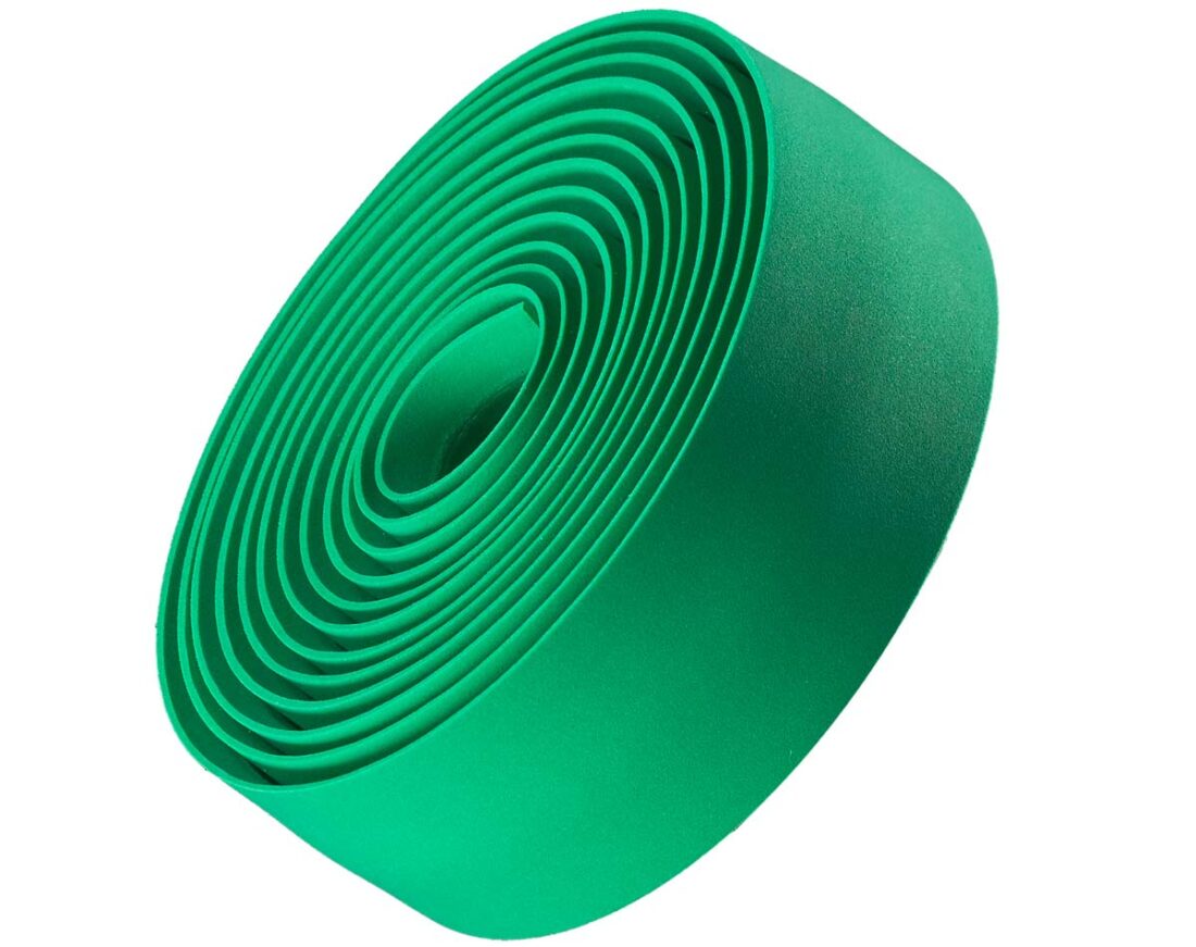 Cinta de manillar de corcho y gel Bontrager Verde