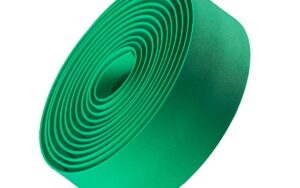 Cinta de manillar de corcho y gel Bontrager Verde