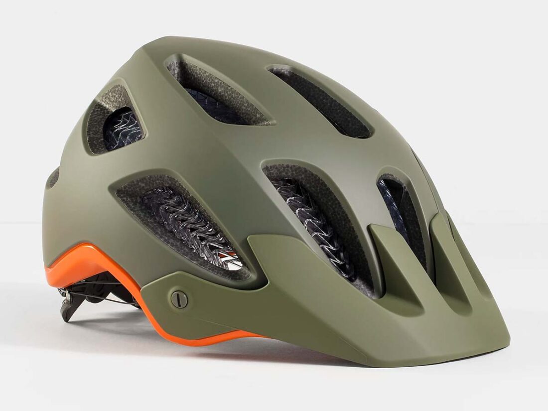 Helmet Bontrager Rally WaveCel Medium Olive Grey/Roarange CE