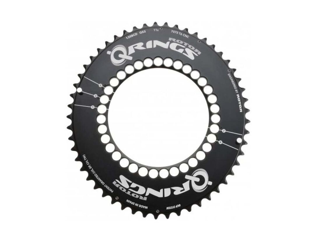 ROTOR PLATO Q-RING 53A BCD130X5 EXT NEGRO AERO