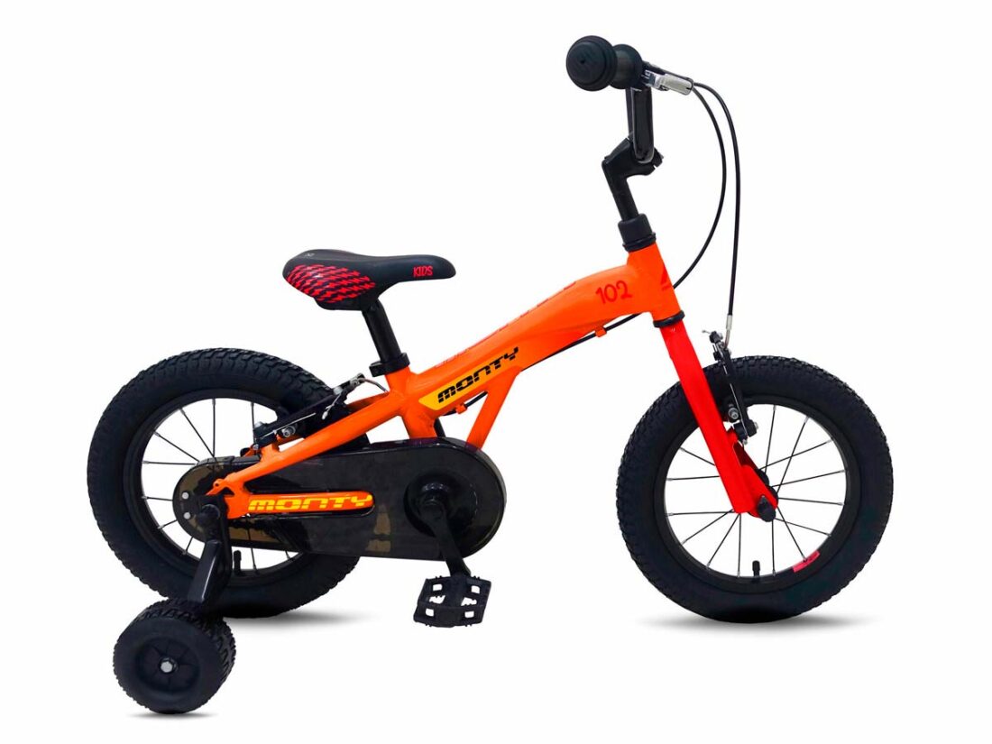 Monty Kids 102 14"" Naranja- Rojo- Amarillo MD