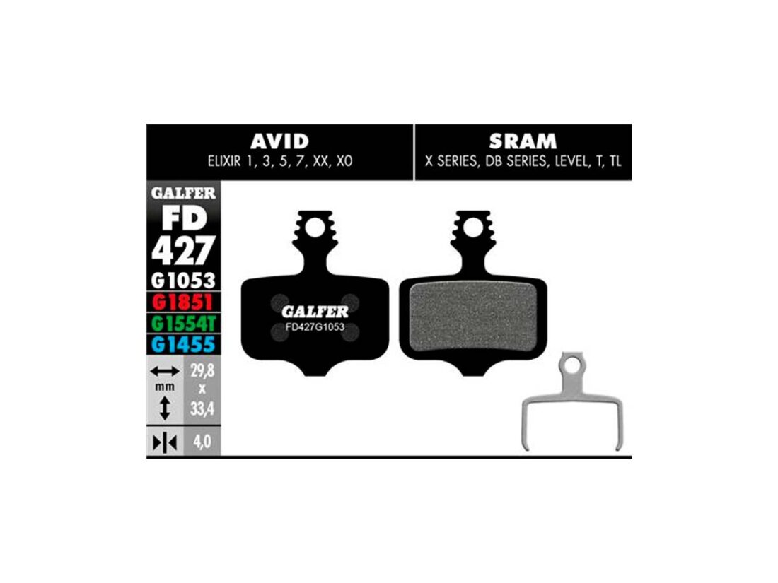 Galfer Galfer Bike Standard Brake Pad Avid Elixir - Sram Xx