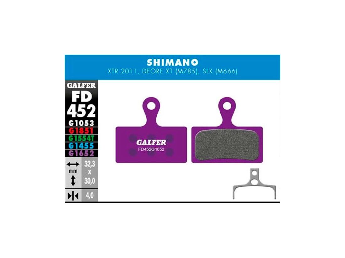Galfer E-Bike Brake Pad Shimano Xtr - Slx