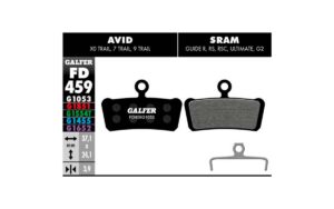 Galfer Galfer Bike Standard Brake Pads Sram Guide / Avid Xo Trai