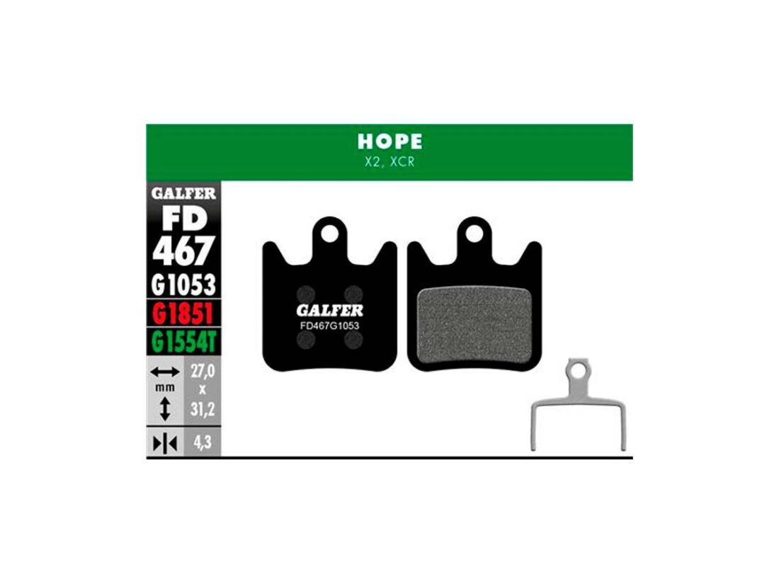 Galfer Galfer Bike Standard Brake Pad Hope X2