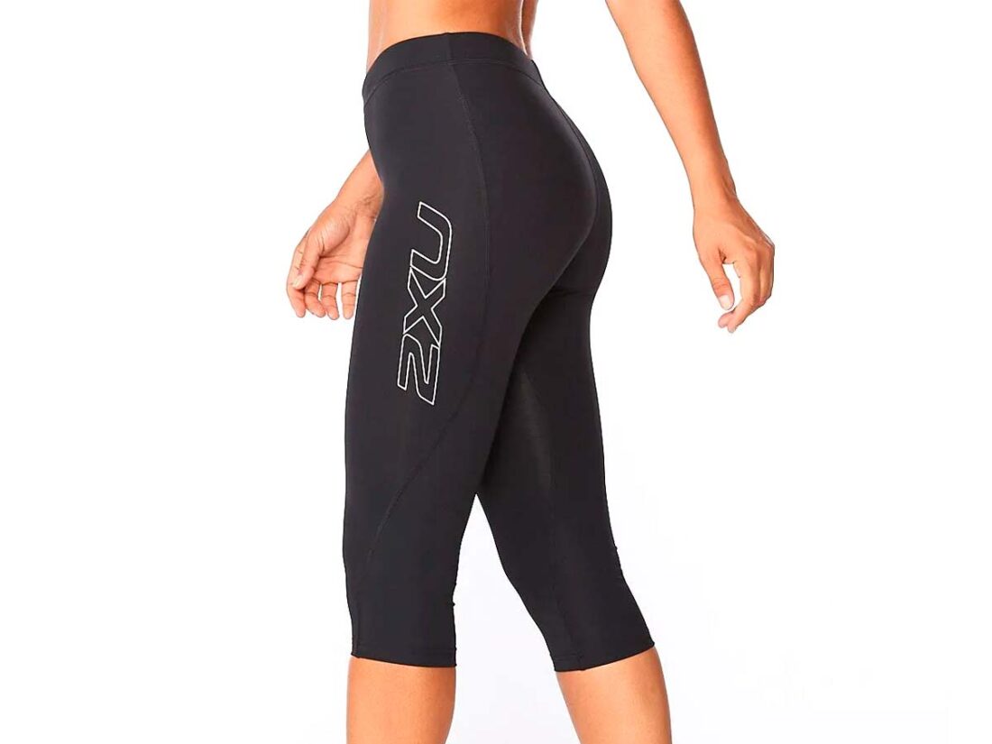 2Xu Compression 3/4 Tights Black Silver T/S - Imagen 2