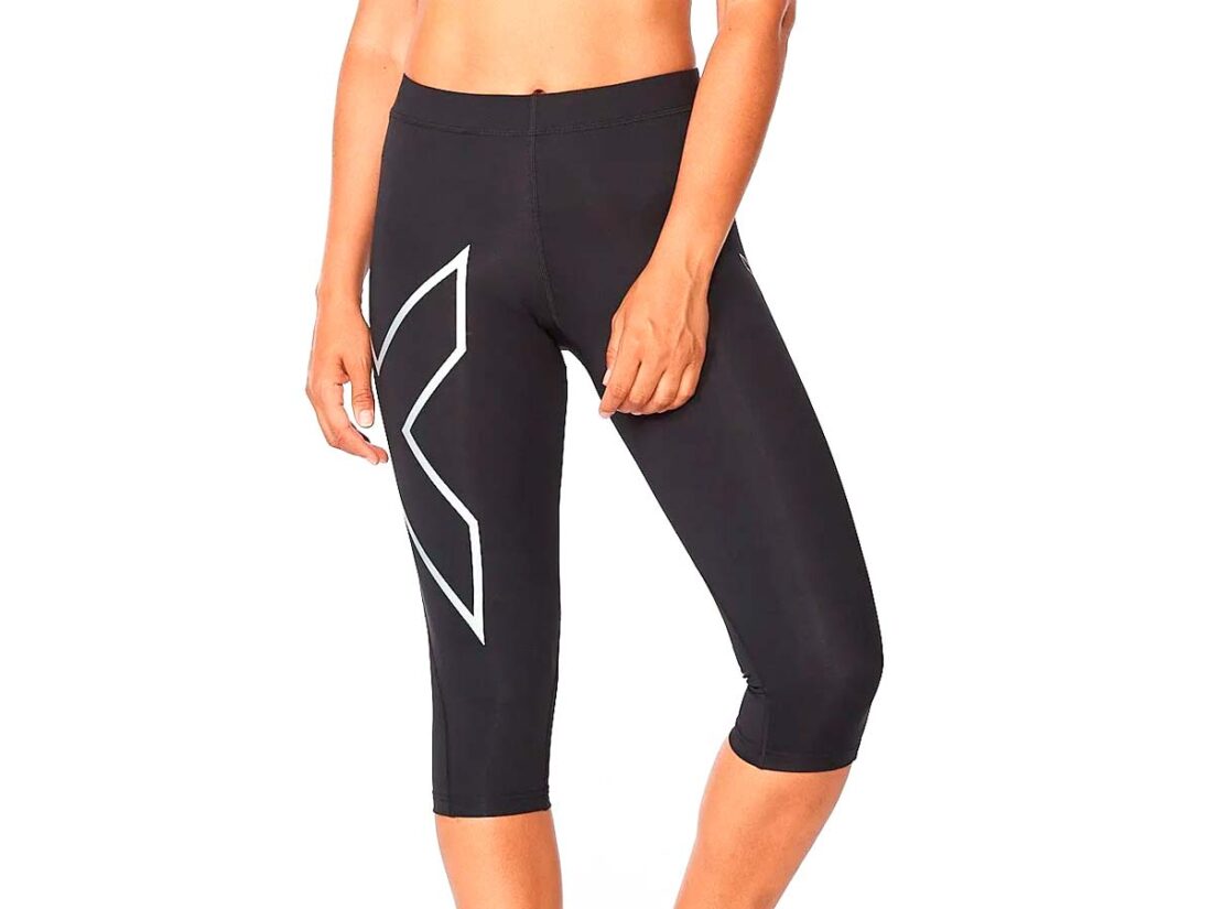 2Xu Compression 3/4 Tights Black Silver T/S