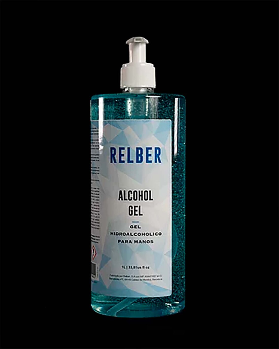 Relber Alcohol Gel- Botella 1000 Ml Tapon Rosca 1000 Ml.
