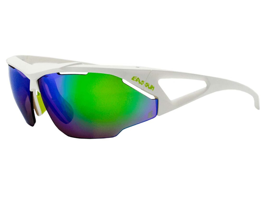 Eassun Aero White Frame/Green Revo Lens