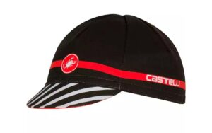 Castelli Gorra Free Negro/Rojo