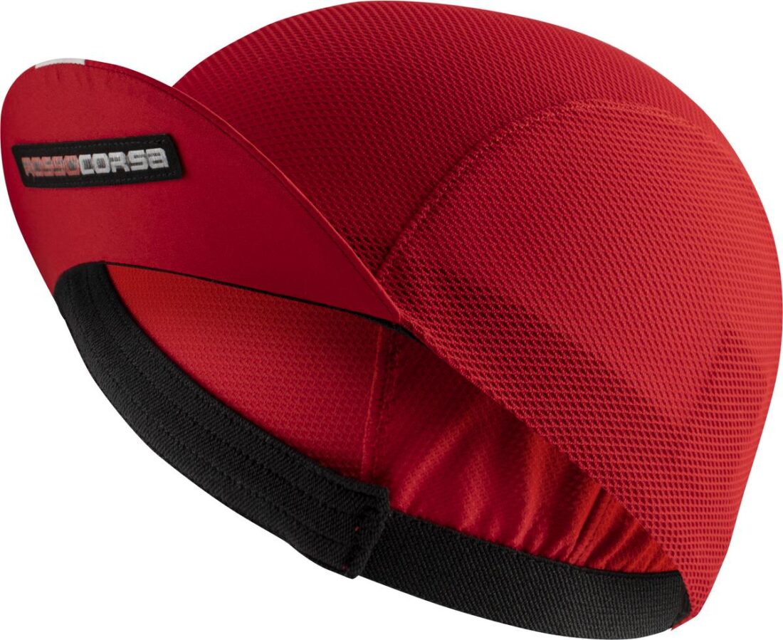 Castelli A/C Cycling Cap Red Uni - Imagen 2
