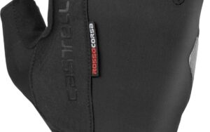Castelli Rosso Corsa Espresso Glove Black S