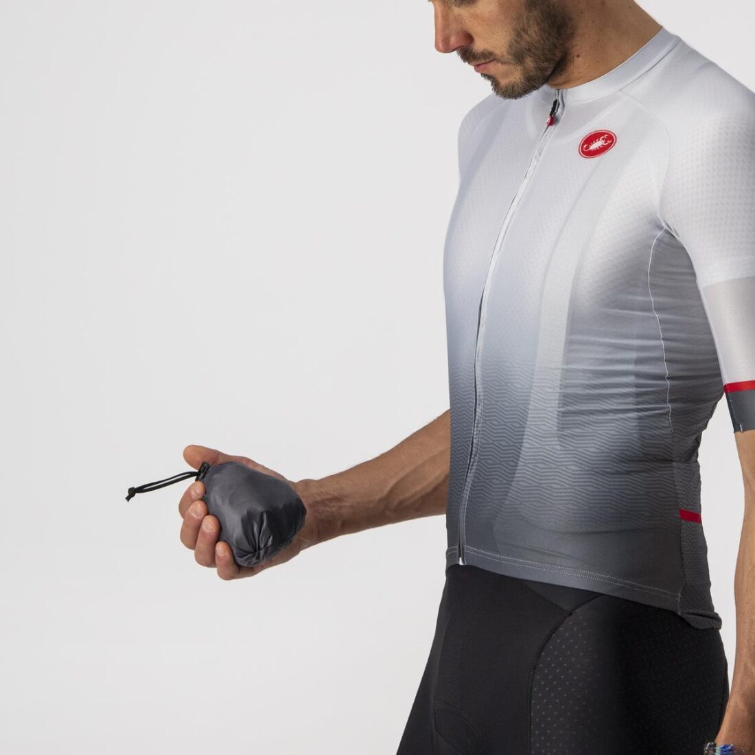 Castelli Aria Shell Jacket Dark Gray Xl - Imagen 4