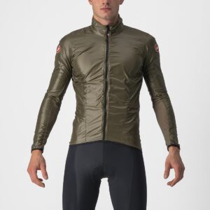 Castelli Aria Shell Jacket Mrrn Musgo M