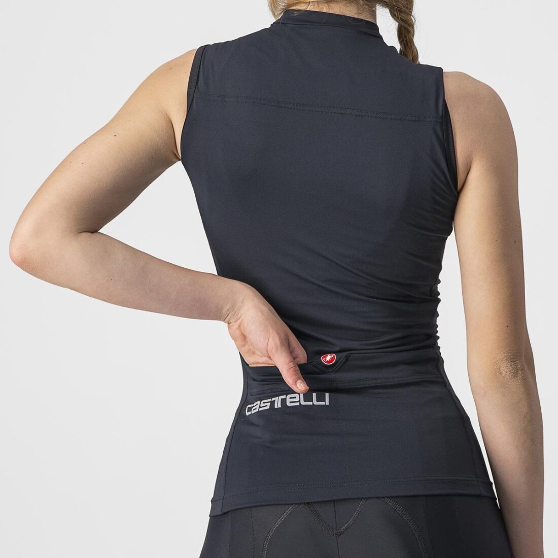 Castelli Maillot Solaris W S/M Neg Cl M - Imagen 4