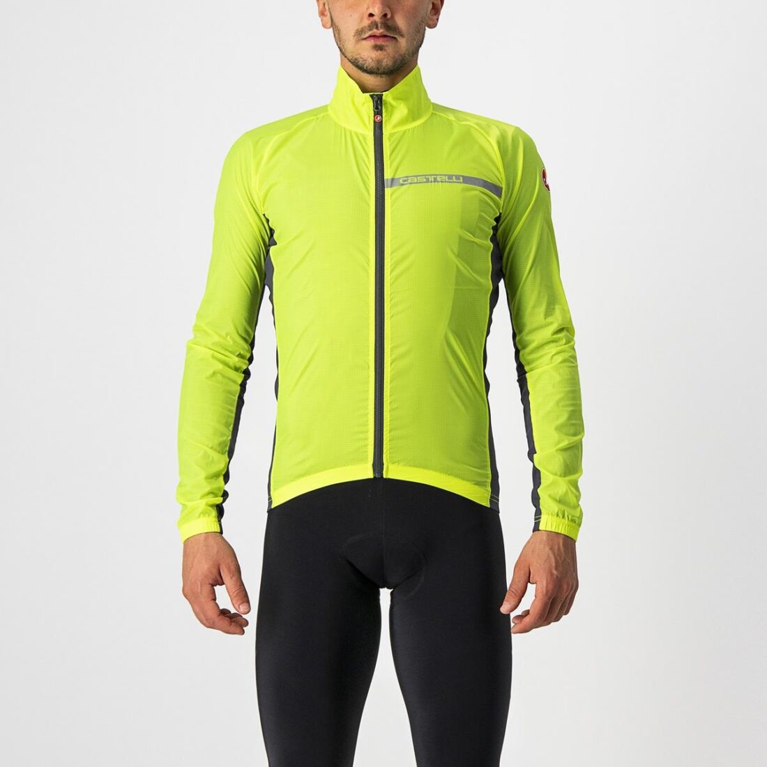 Castelli Squadra Stretch Amarillo Fluor Talla S