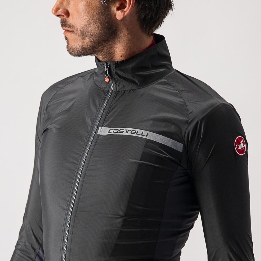 Castelli Squadra Stretch Negro/Gris Talla S - Imagen 5