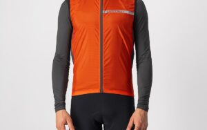 Castelli Squadra Chaleco Vest Naranja Fluor Talla S