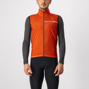 Castelli Squadra Chaleco Vest Naranja Fluor Talla S