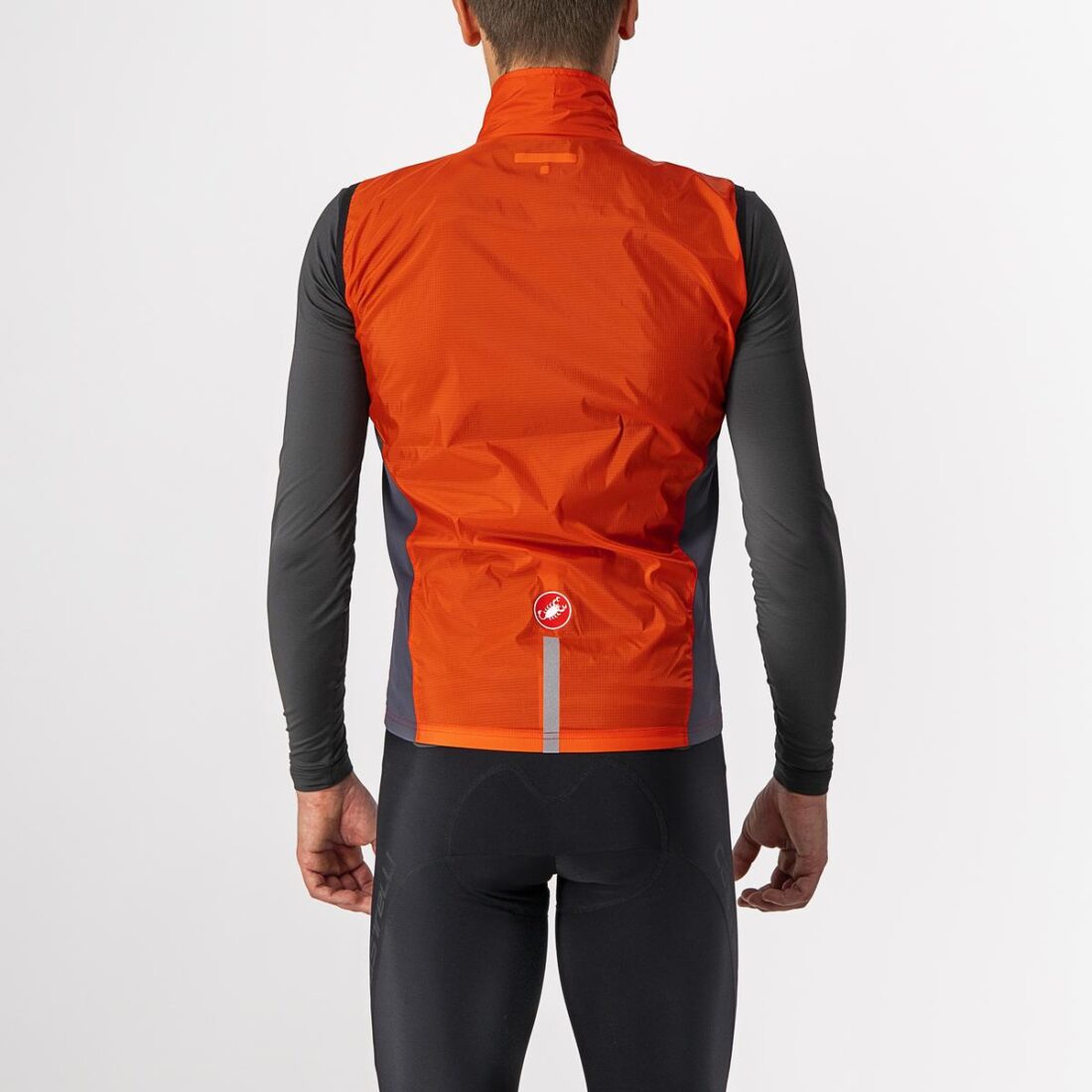 Castelli Squadra Chaleco Vest Naranja Fluor Talla S - Imagen 2