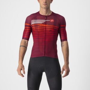 Castelli Maillot Climbers 3.0 Burdeos/Rojo T-XL