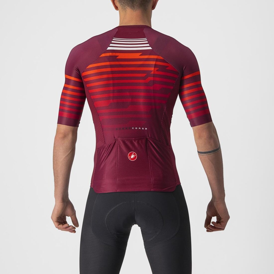 Castelli Maillot Climbers 3.0 Burdeos/Rojo T-XL - Imagen 2