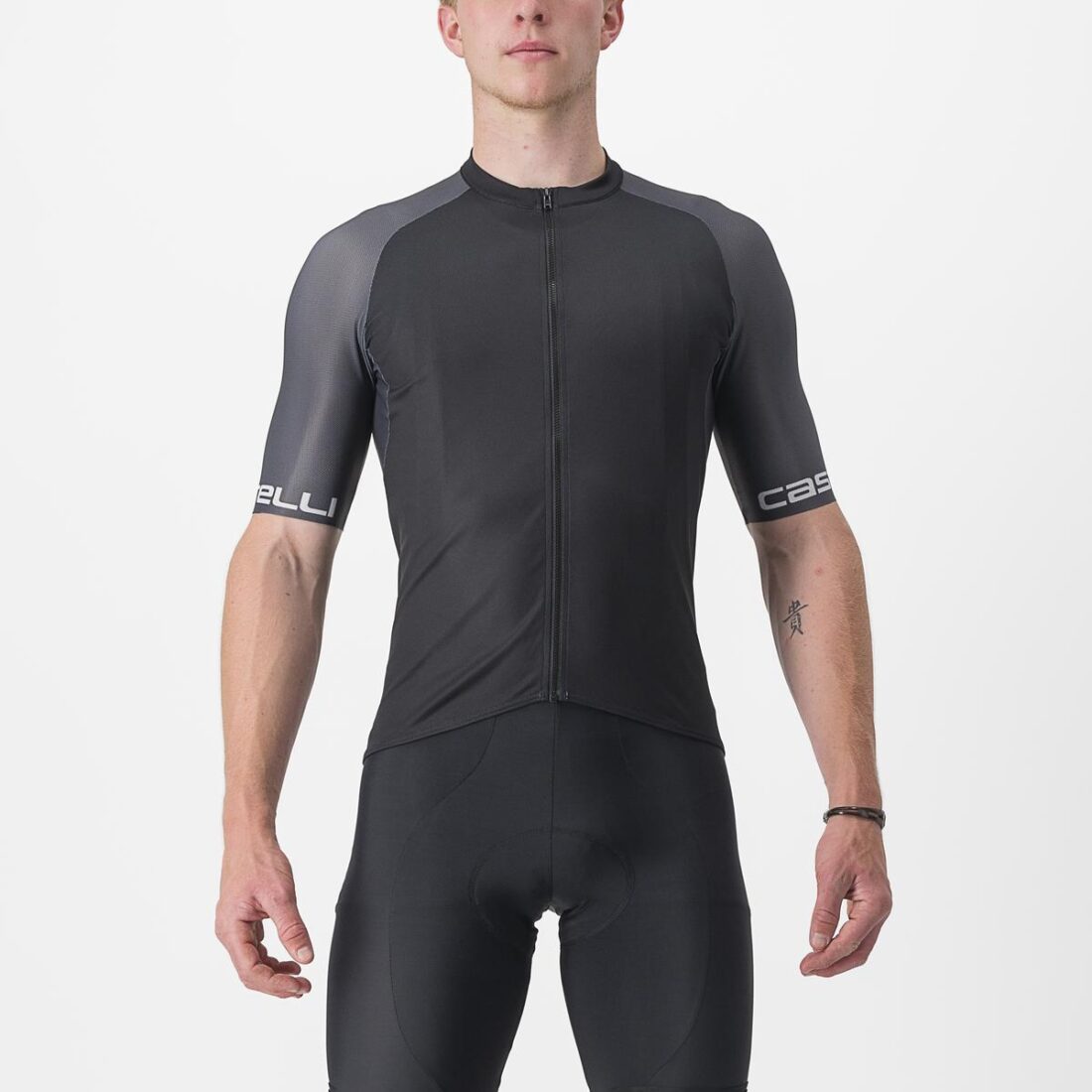 Castelli Maillot Entrata VI Neg cl/gr osc/Pt T/L