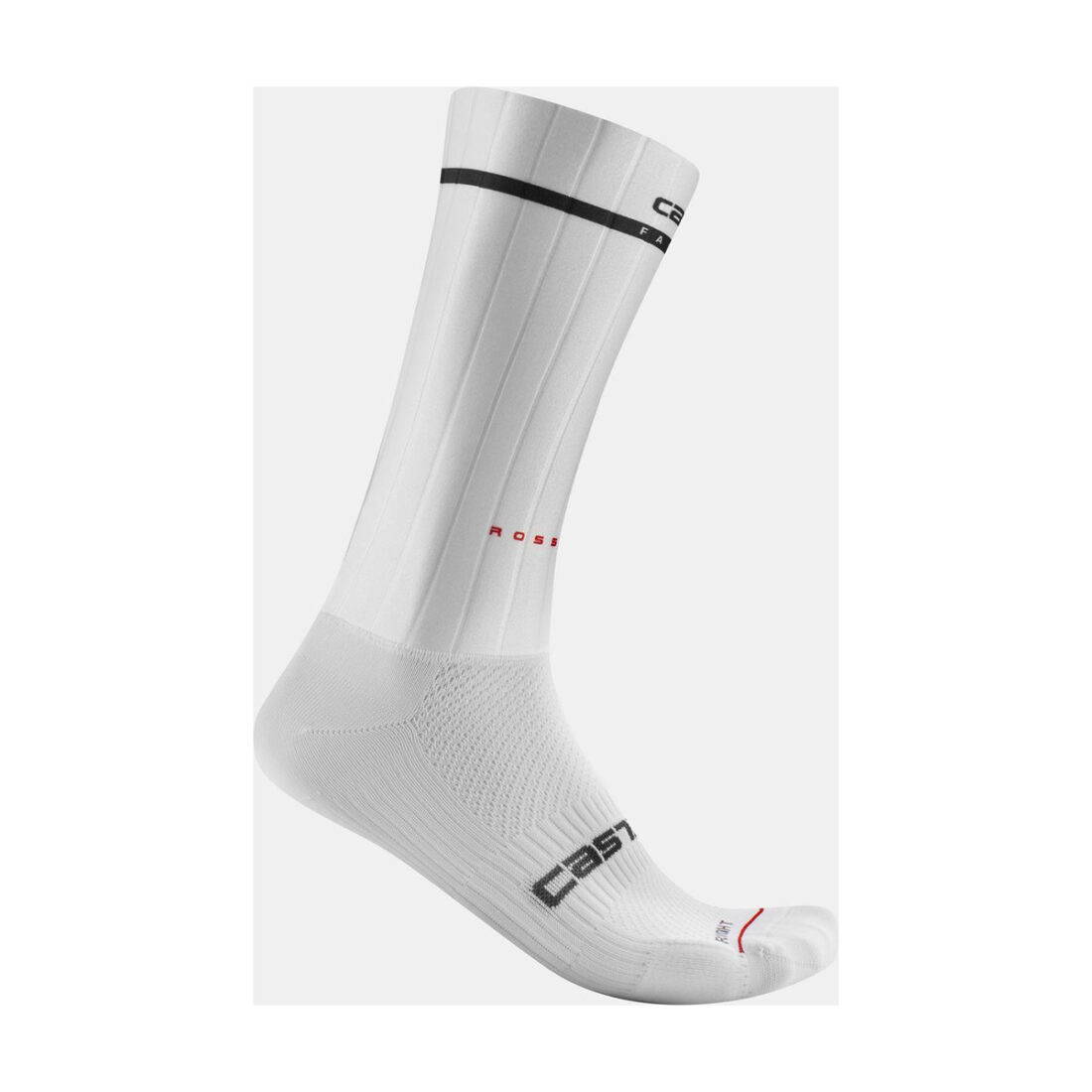 Castelli Calcetines Fast Feet 2 Sock White L/X