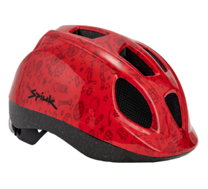 Spiuk Casco Kids Niño Rojo XS-S (LUZ)