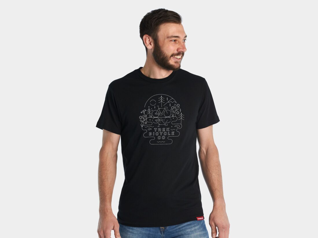 Camiseta Trek Lake XXL Negro