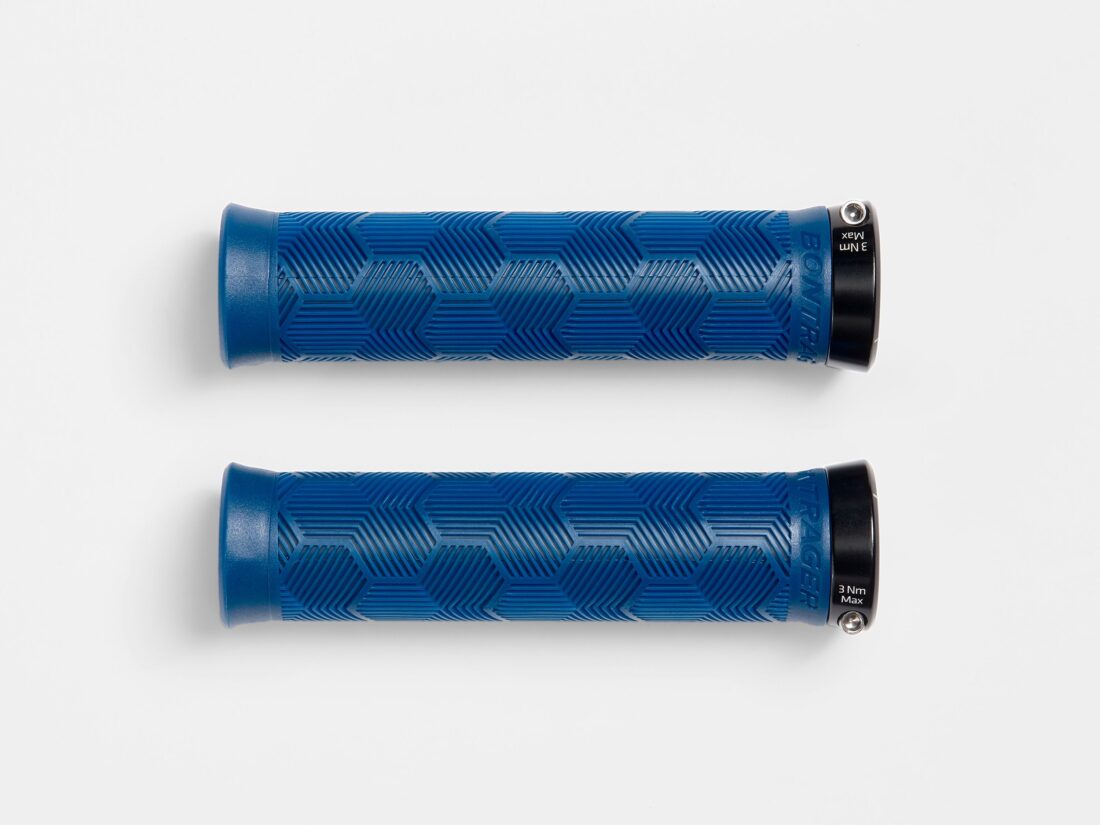 Puños Bontrager XR Trail Elite Recycled Plastic Mulsanne Blue - Imagen 2