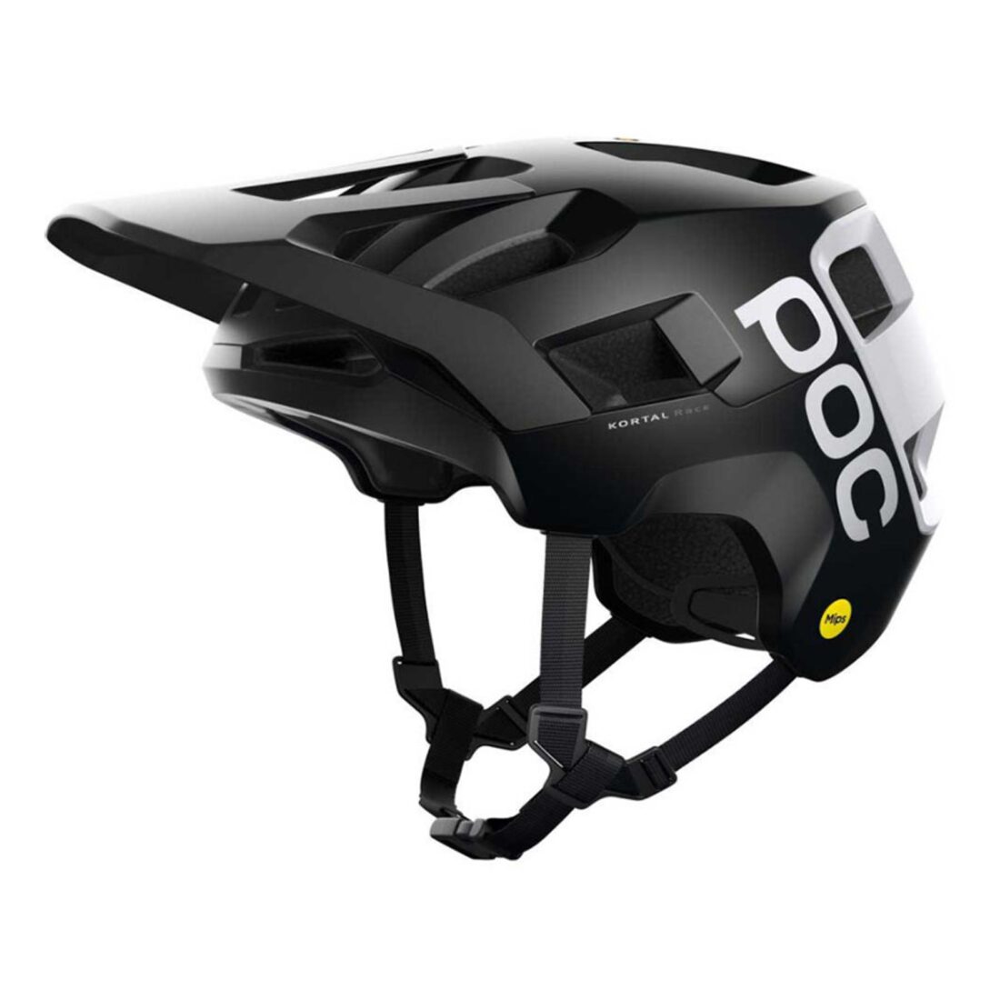 POC Casco Kortal Race MIPS Uranium Black Matt/Hydrogen White
