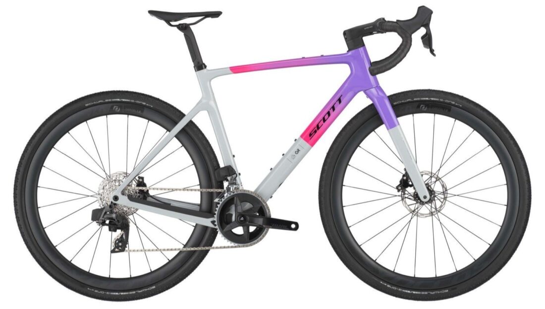 Scott Bicicleta Addict Gravel 20 Narwal Grey/Fade Purple