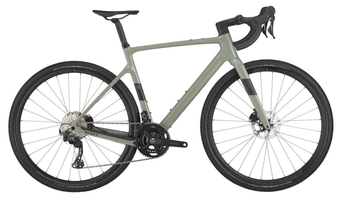 Scott Bicicleta Addict Gravel 50 Undergrowth Green 2025