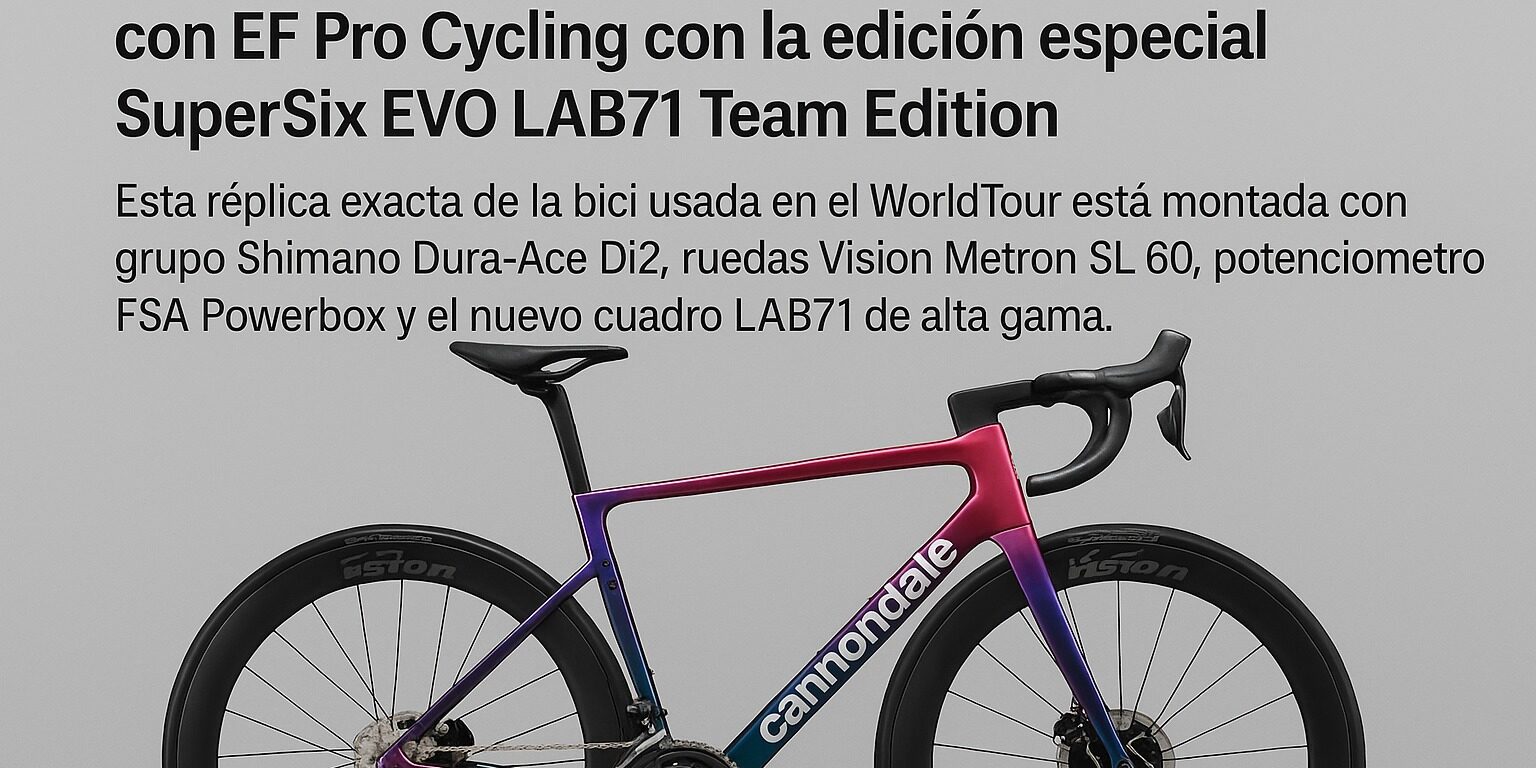 Cannondale presenta la SuperSix EVO LAB71 Team Edition