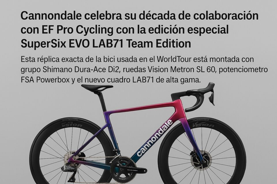 Cannondale presenta la SuperSix EVO LAB71 Team Edition