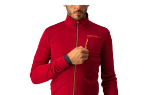 Castelli Chaqueta Go Talla M Rojo/Naranja
