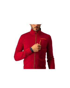 Castelli Chaqueta Go Talla M Rojo/Naranja