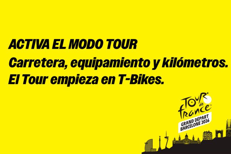 El Tour de France 2026 empieza en Barcelona y sale desde Granollers. Prepara tu bici de carretera, equipamiento y posición con T-Bikes El Tour de France 2026 empieza en Barcelona y sale desde Granollers. Prepara tu bici de carretera, equipamiento y posición con T-Bikes