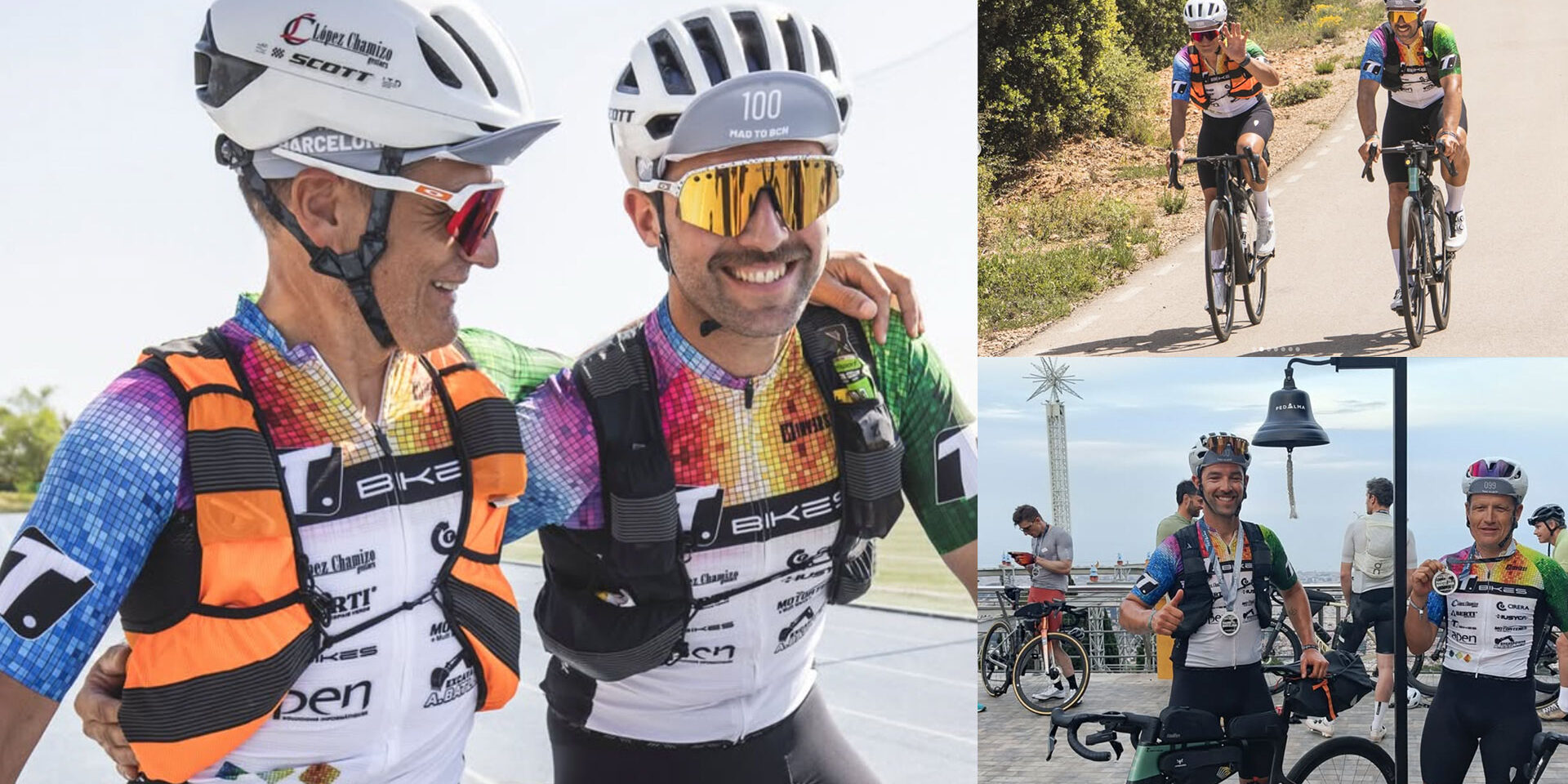 Sergi López y Ricard Jordà completan la Madrid to Barcelona en formato nonstop con T-Bikes Sergi López y Ricard Jordà completan la Madrid to Barcelona en formato nonstop con T-Bikes