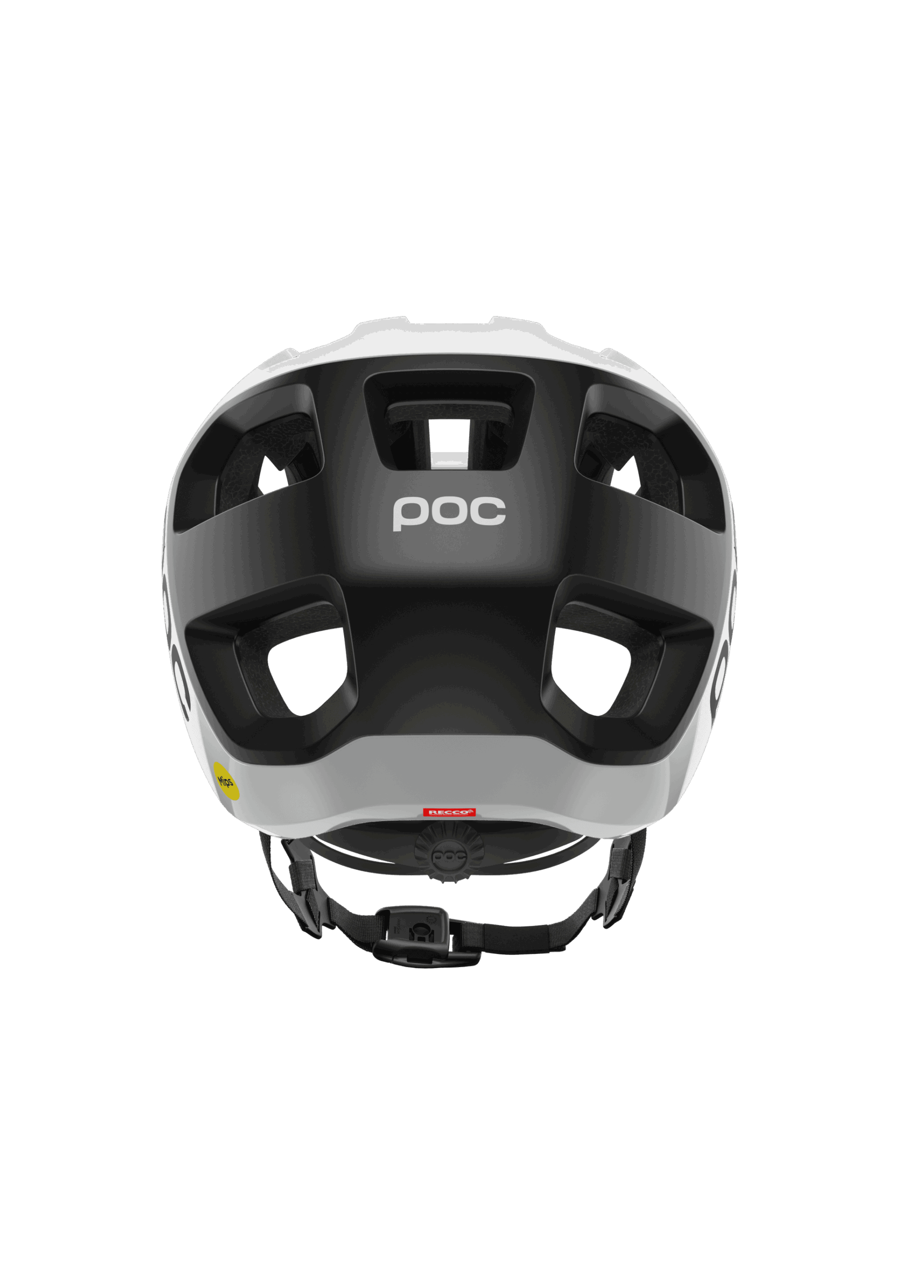 POC Casco Cularis Hydrogen White/Uranium Black Matt Logo MED - Imagen 4