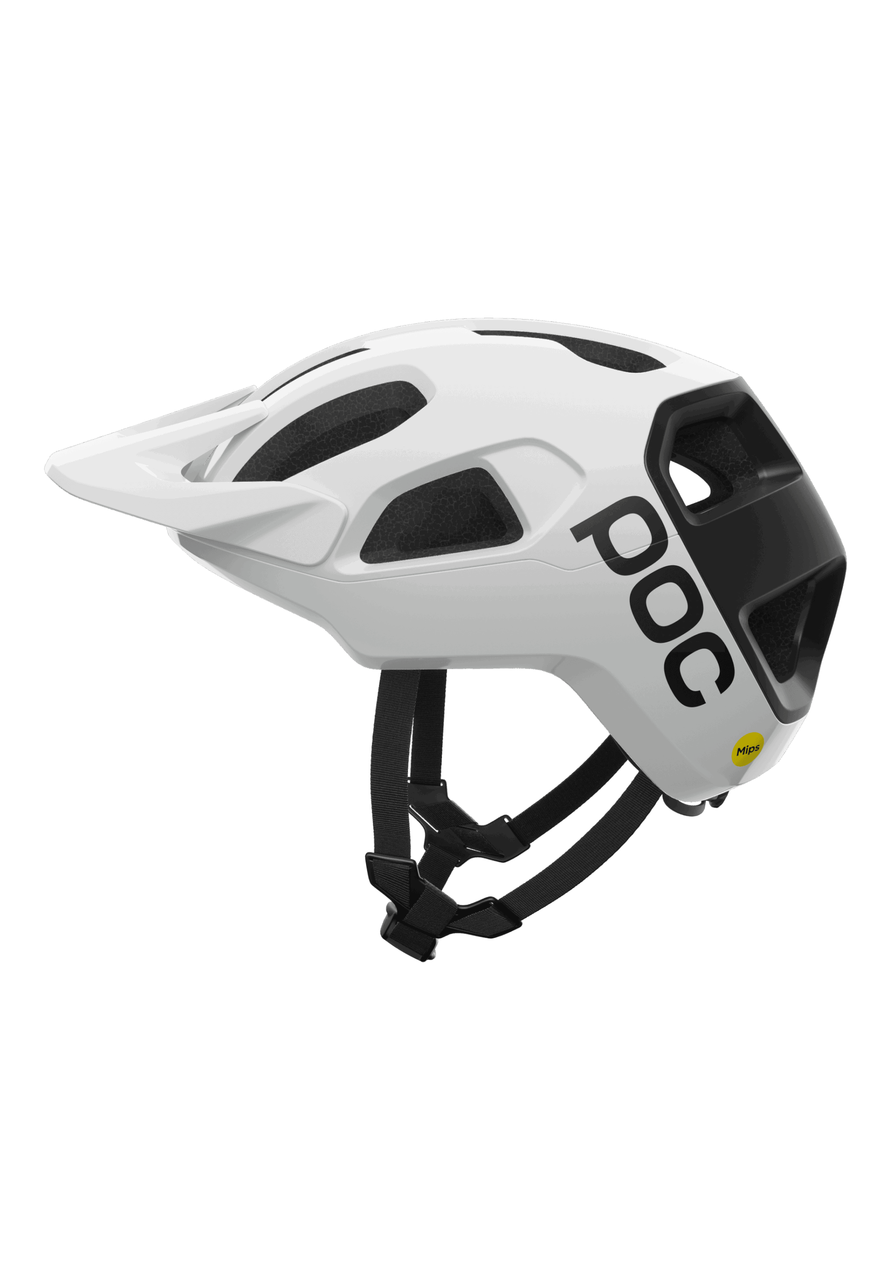 POC Casco Cularis Hydrogen White/Uranium Black Matt Logo MED