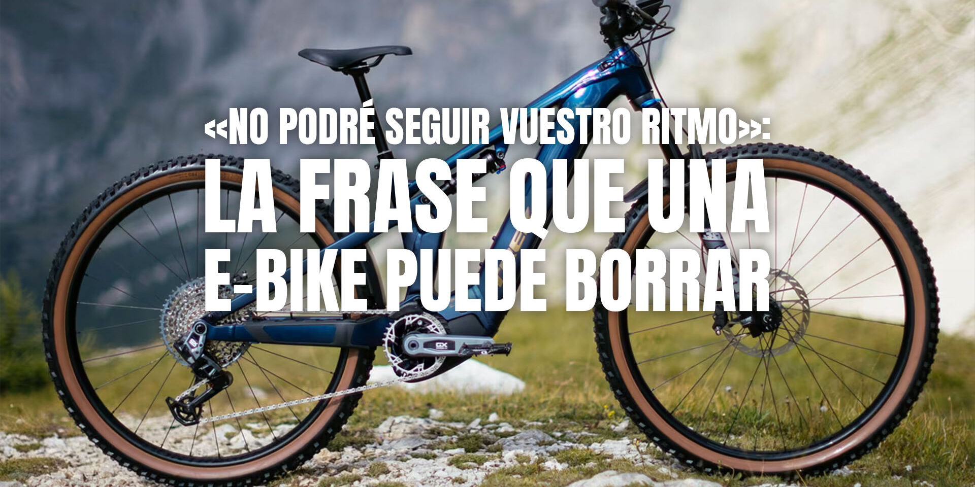 «No podré seguir vuestro ritmo»: la frase que una e-bike puede borrar