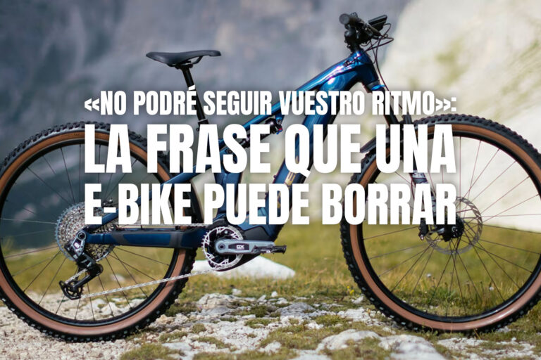 «No podré seguir vuestro ritmo»: la frase que una e-bike puede borrar
