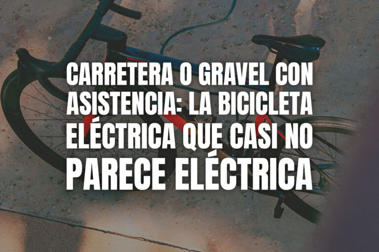 Carretera o gravel con asistencia: la bicicleta eléctrica que casi no parece eléctrica