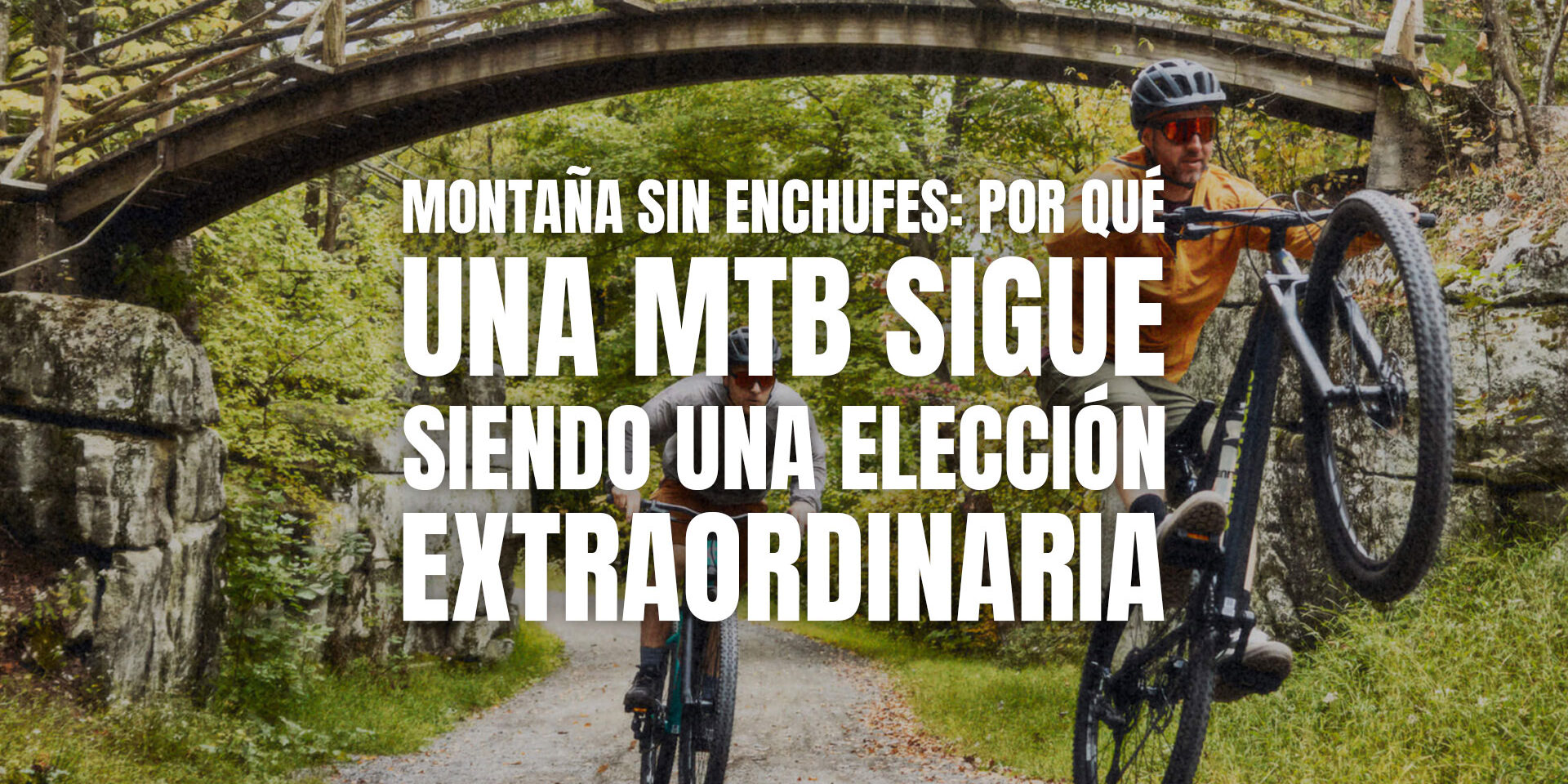 Montaña sin enchufes: por qué una MTB sigue siendo una elección extraordinaria Montaña sin enchufes: por qué una MTB sigue siendo una elección extraordinaria